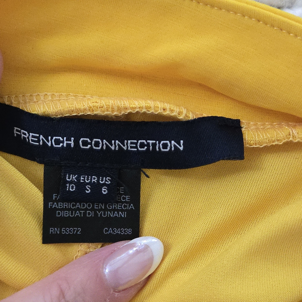 French Connection Yellow Maxi Dress – Size Small (US 6) - Picture 3 of 5
